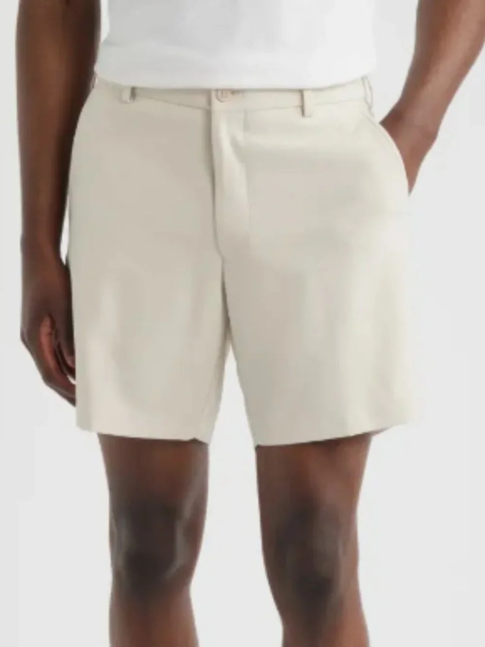 Peter Millar Salem Performance Short – Stone – Size 35 – NWT – 9” Inseam